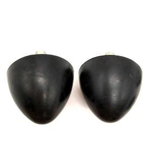 Tope de goma cónico macho