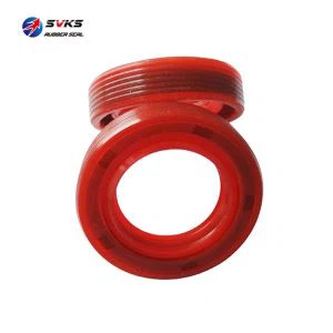 Sello de aceite material de silicona roja